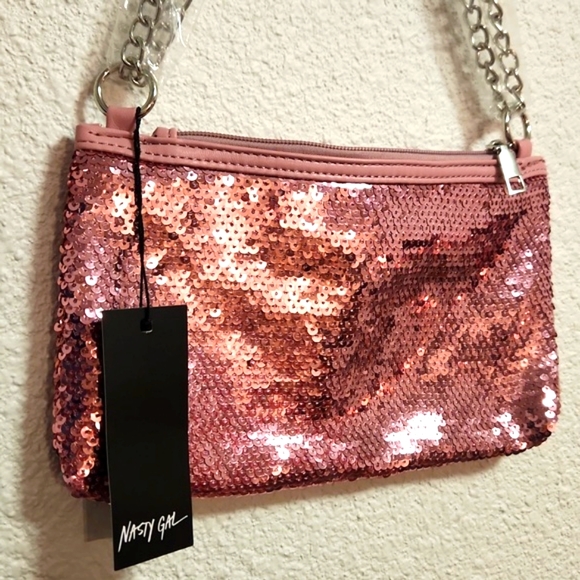 Nasty Gal Bags Nasty Gal Slouched Sequin Shoulder Bag Poshmark